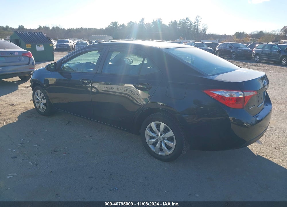 2015 TOYOTA COROLLA LE VIN: 2T1BURHE2FC401999