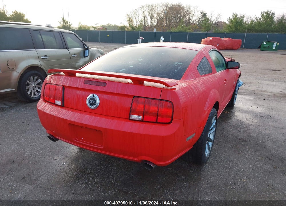2006 FORD MUSTANG GT VIN: 1ZVFT82H665122129