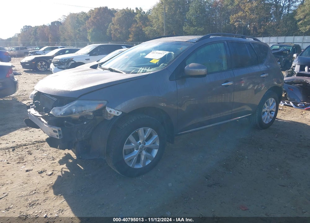 2014 NISSAN MURANO SL VIN: JN8AZ1MU1EW416211