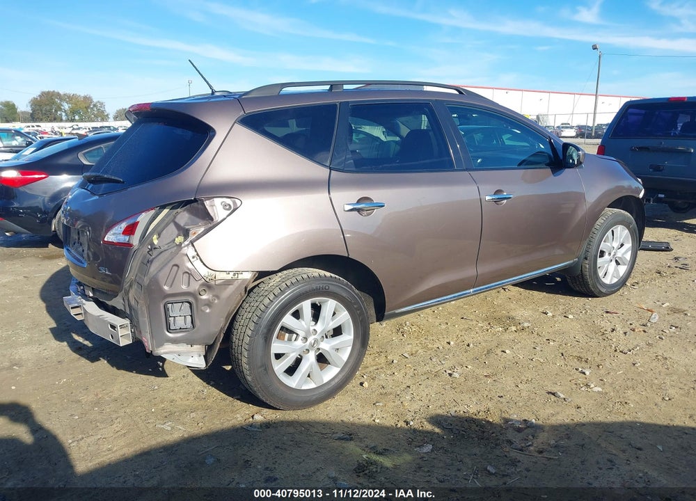 2014 NISSAN MURANO SL VIN: JN8AZ1MU1EW416211