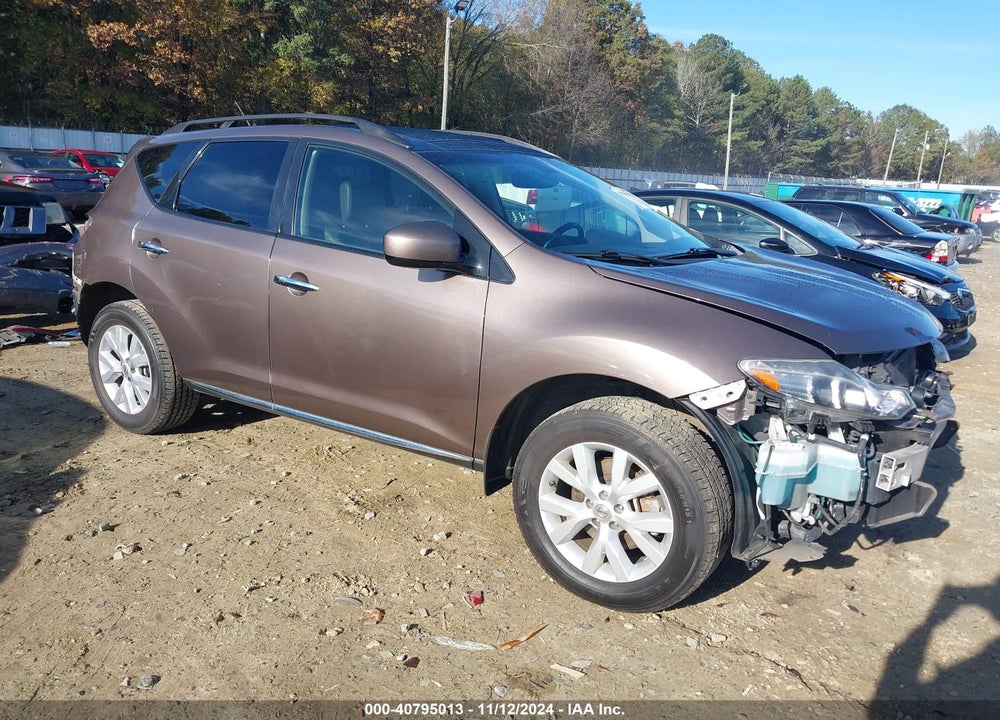 2014 NISSAN MURANO SL VIN: JN8AZ1MU1EW416211