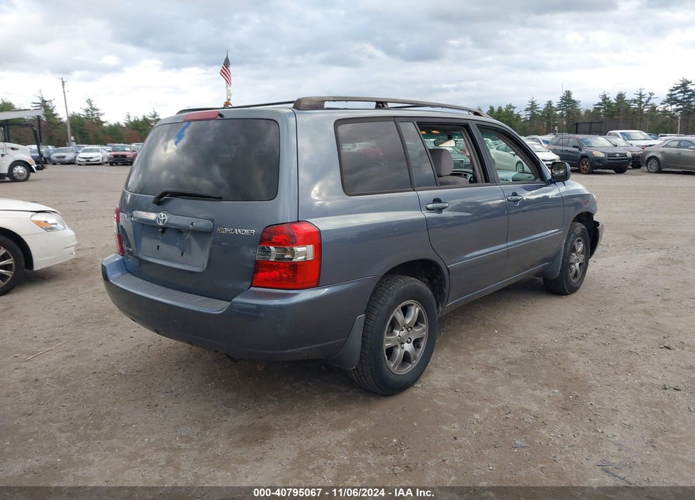 2005 TOYOTA HIGHLANDER V6 VIN: JTEEP21A650095008
