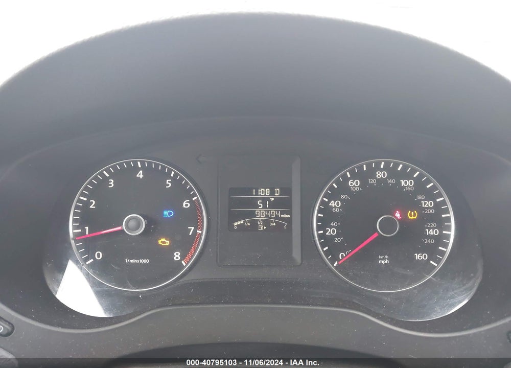 2013 VOLKSWAGEN JETTA SE VIN: 3VWDP7AJ9DM224753
