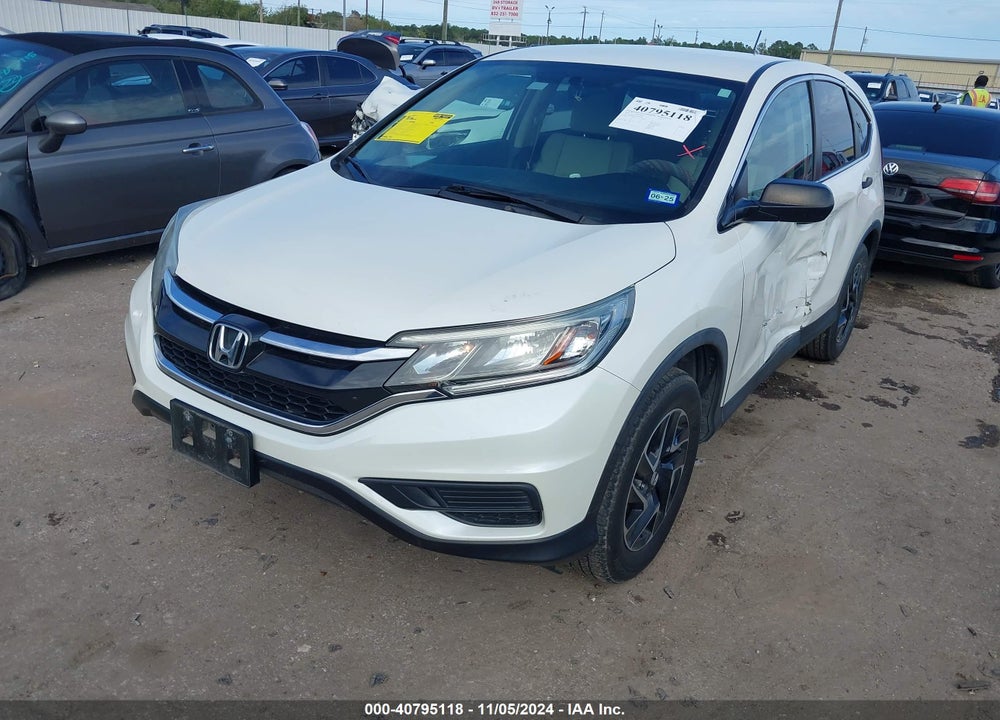 2016 HONDA CR-V SE VIN: 5J6RM4H42GL107998
