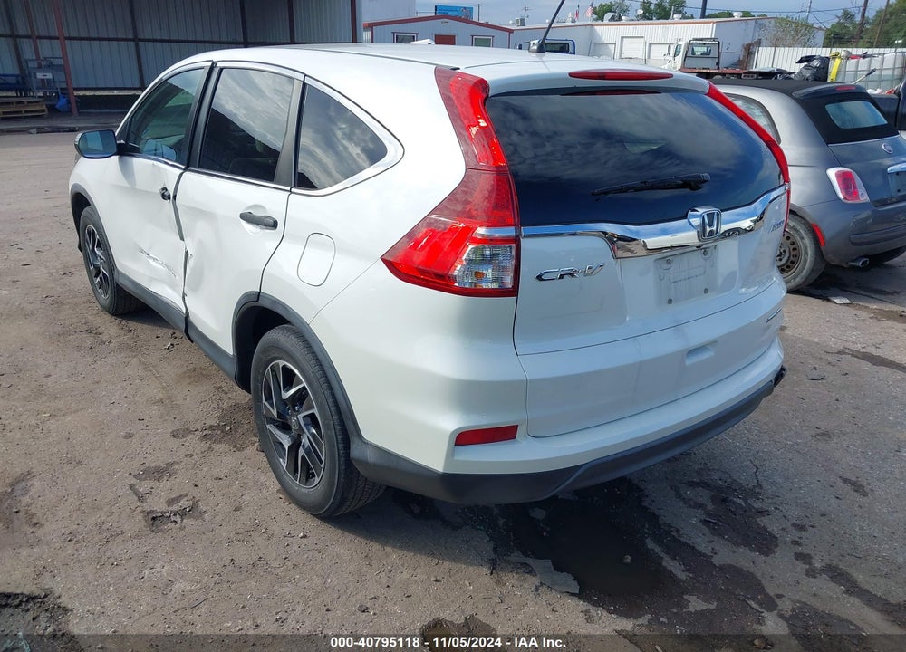 2016 HONDA CR-V SE VIN: 5J6RM4H42GL107998
