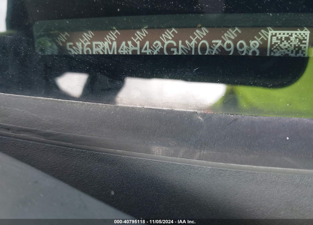 2016 HONDA CR-V SE VIN: 5J6RM4H42GL107998