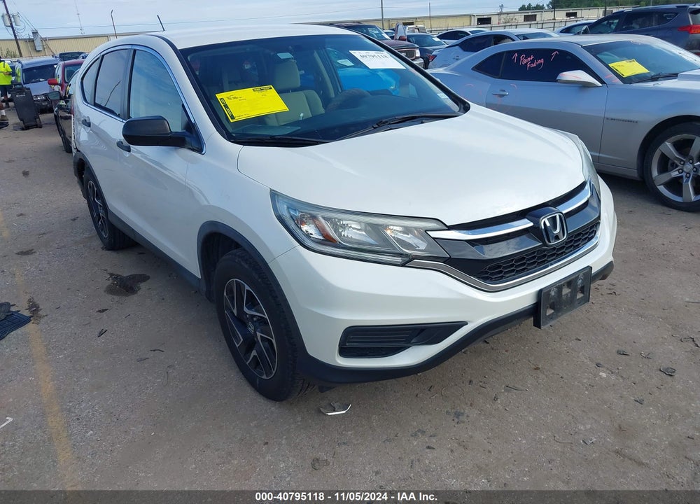 2016 HONDA CR-V SE VIN: 5J6RM4H42GL107998