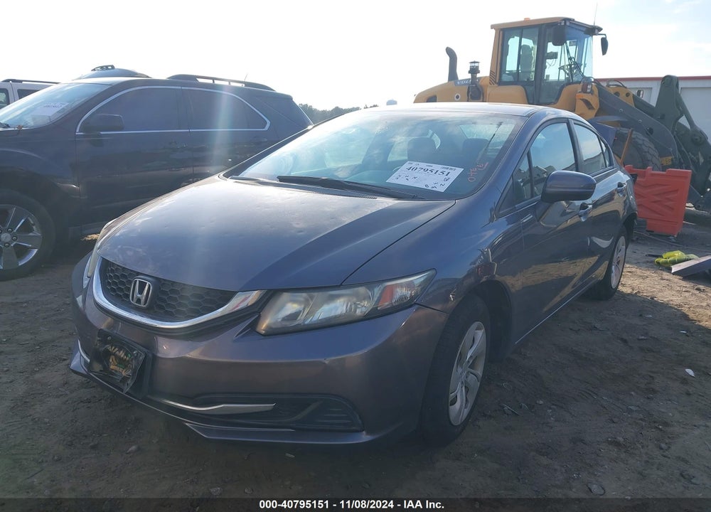 2015 HONDA CIVIC LX VIN: 19XFB2F58FE042452