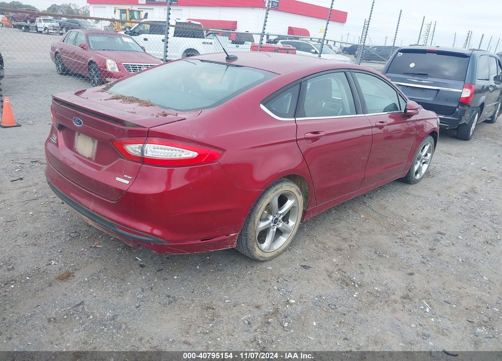 2014 FORD FUSION SE VIN: 1FA6P0HD4E5396589