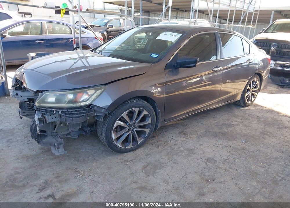 2014 HONDA ACCORD SPORT VIN: 1HGCR2F53EA304671