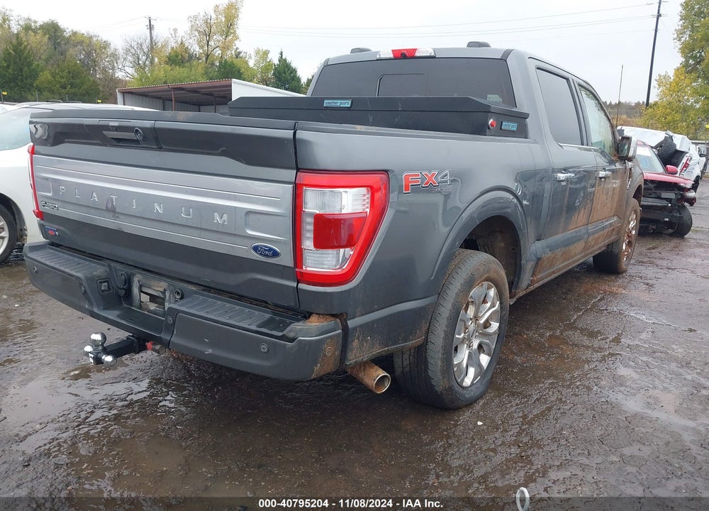 2023 FORD F-150 PLATINUM VIN: 1FTFW1ED3PFA27310