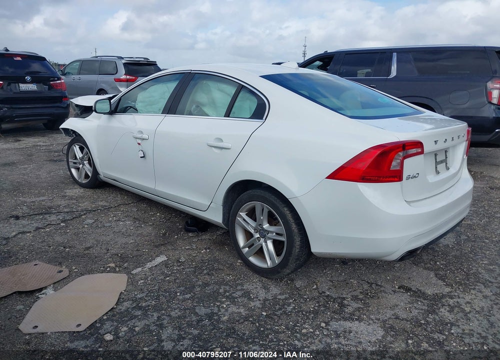 2015 VOLVO S60 T5 PREMIER VIN: YV140MFK6F1347279