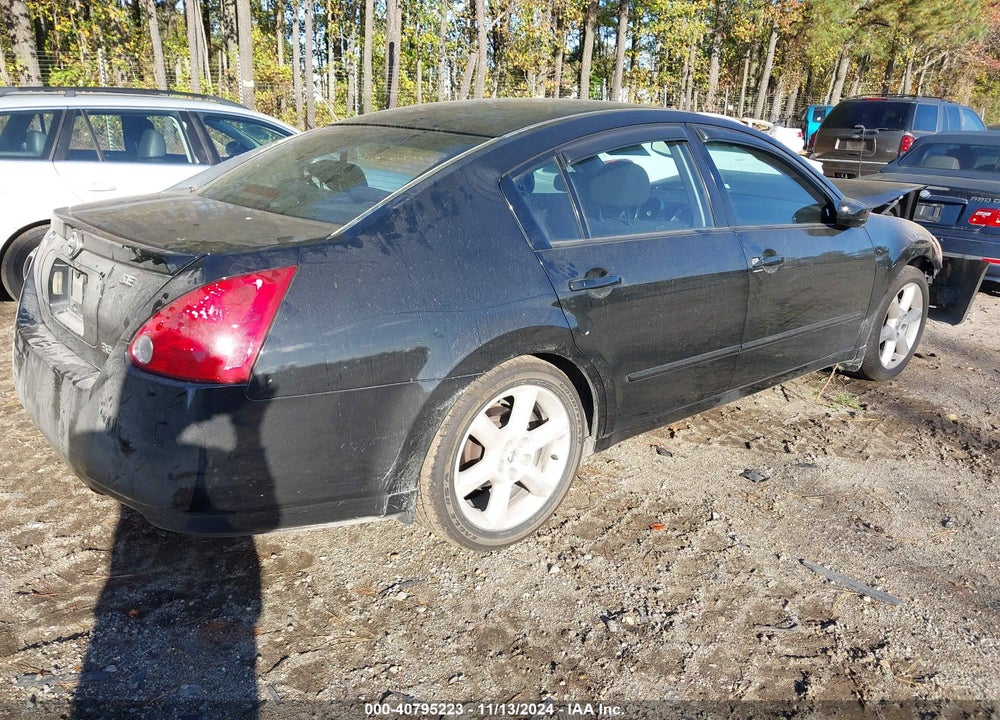 2004 NISSAN MAXIMA 3.5 SE VIN: 1N4BA41E44C924913