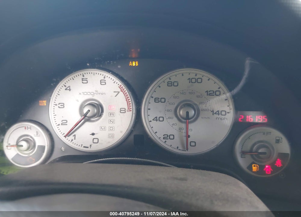 2004 ACURA RSX VIN: JH4DC54824S019700