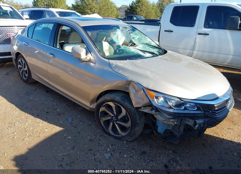 2016 HONDA ACCORD EX-L V-6 VIN: 1HGCR3F84GA015947