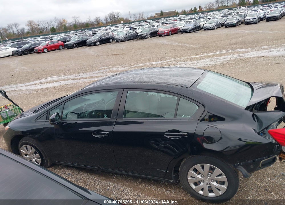 2012 HONDA CIVIC LX VIN: 19XFB2F55CE073928
