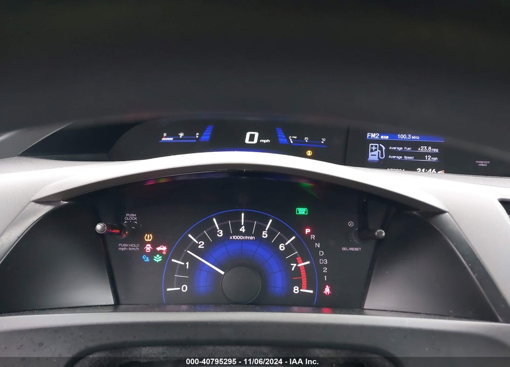 2012 HONDA CIVIC LX VIN: 19XFB2F55CE073928
