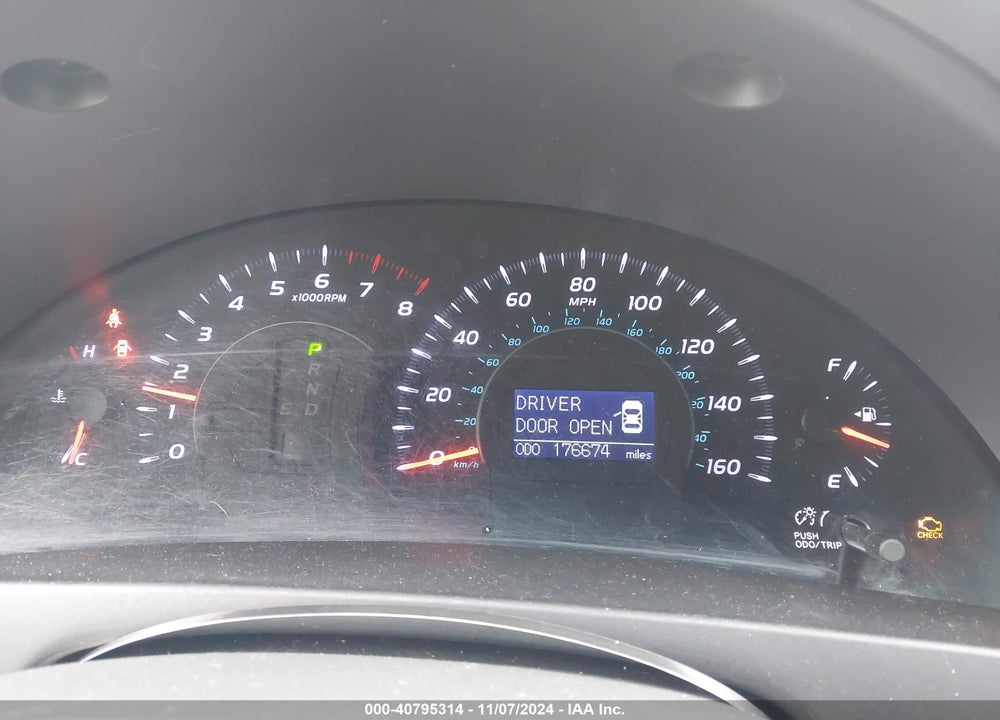 2011 TOYOTA CAMRY XLE V6 VIN: 4T1BK3EK7BU613187