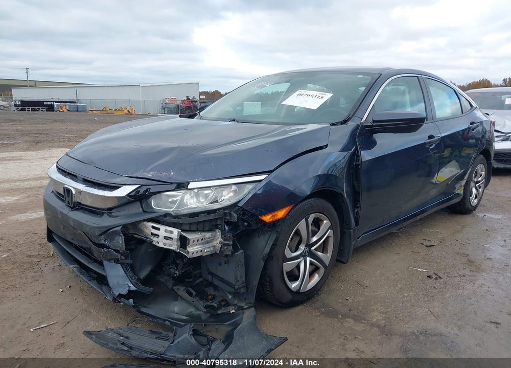 2017 HONDA CIVIC LX VIN: 19XFC2F56HE075983