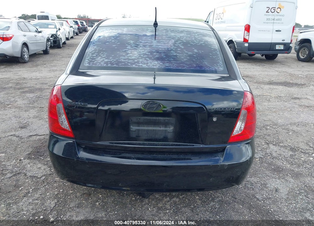 2008 HYUNDAI ACCENT GLS VIN: KMHCN46C08U166106