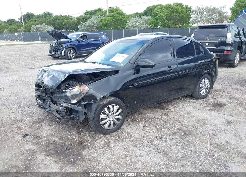 2008 HYUNDAI ACCENT GLS VIN: KMHCN46C08U166106