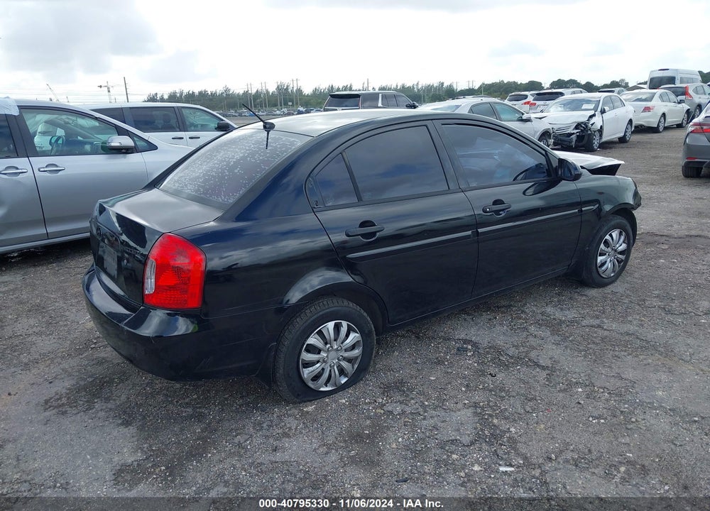 2008 HYUNDAI ACCENT GLS VIN: KMHCN46C08U166106