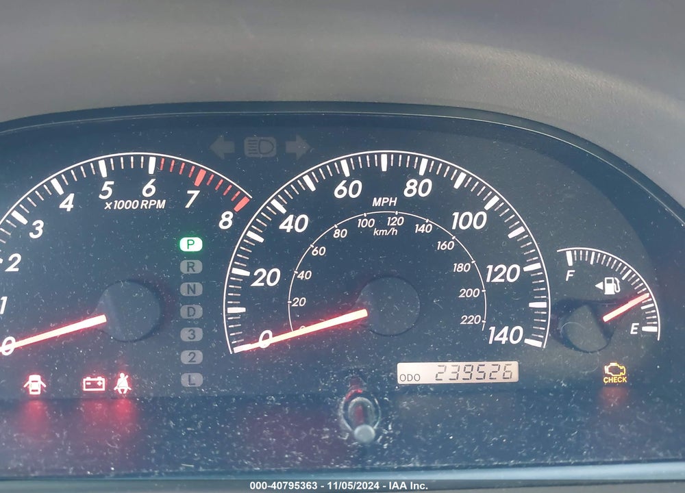 2005 TOYOTA CAMRY LE VIN: 4T1BE30K15U536044