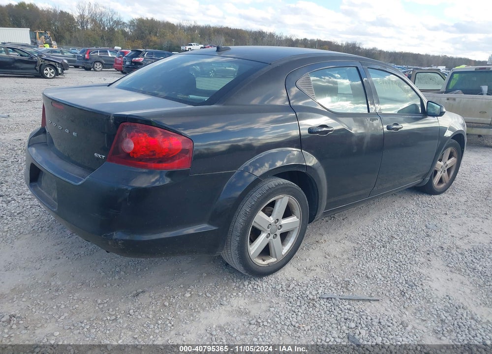 2013 DODGE AVENGER SXT VIN: 1C3CDZCB4DN680338