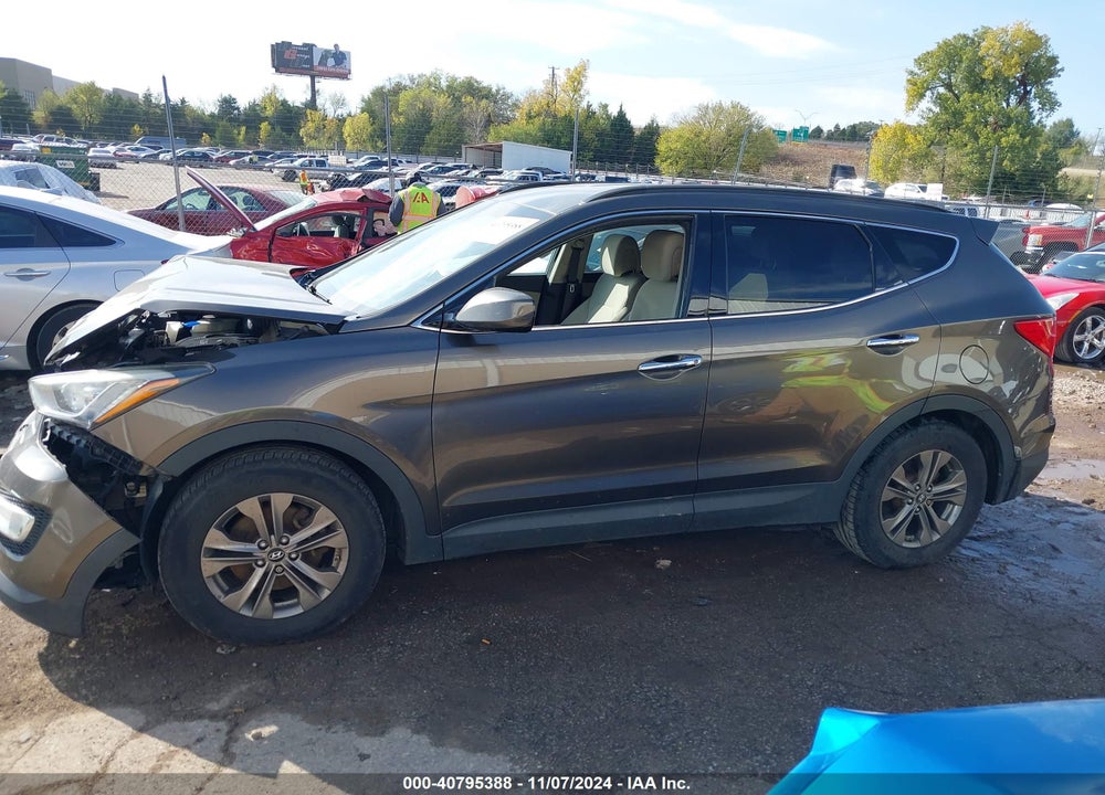 2013 HYUNDAI SANTA FE SPORT VIN: 5XYZU3LB7DG121067