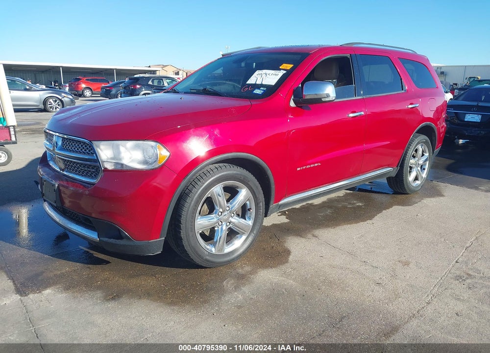 2011 DODGE DURANGO CITADEL VIN: 1D4RD5GG9BC652938