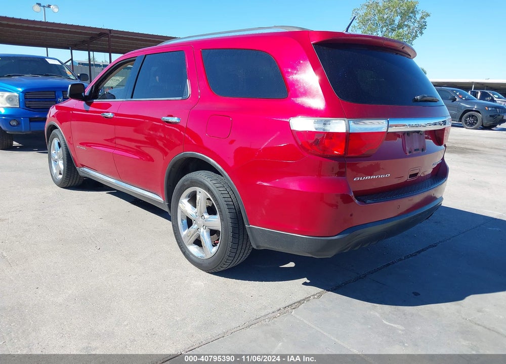 2011 DODGE DURANGO CITADEL VIN: 1D4RD5GG9BC652938