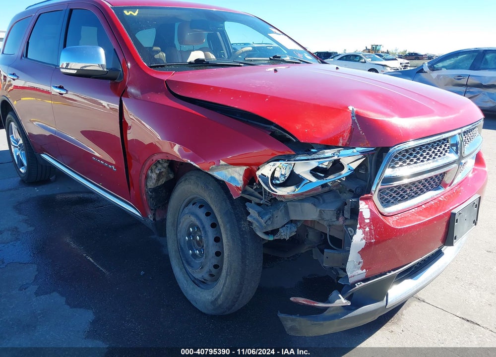 2011 DODGE DURANGO CITADEL VIN: 1D4RD5GG9BC652938
