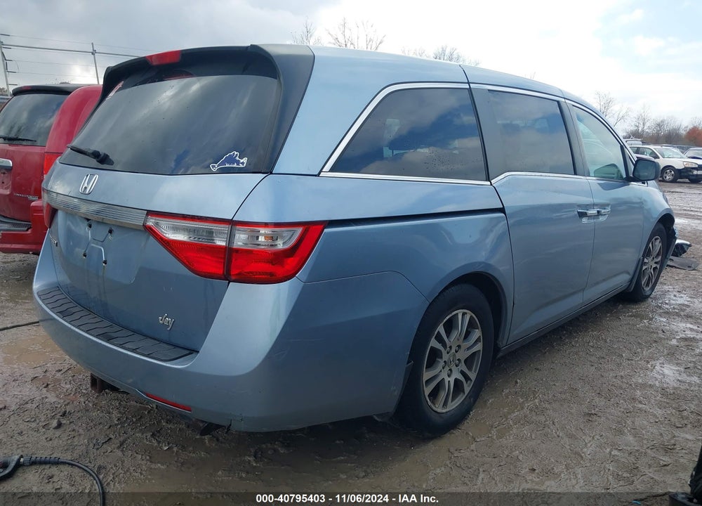 2013 HONDA ODYSSEY EX-L VIN: 5FNRL5H60DB047654
