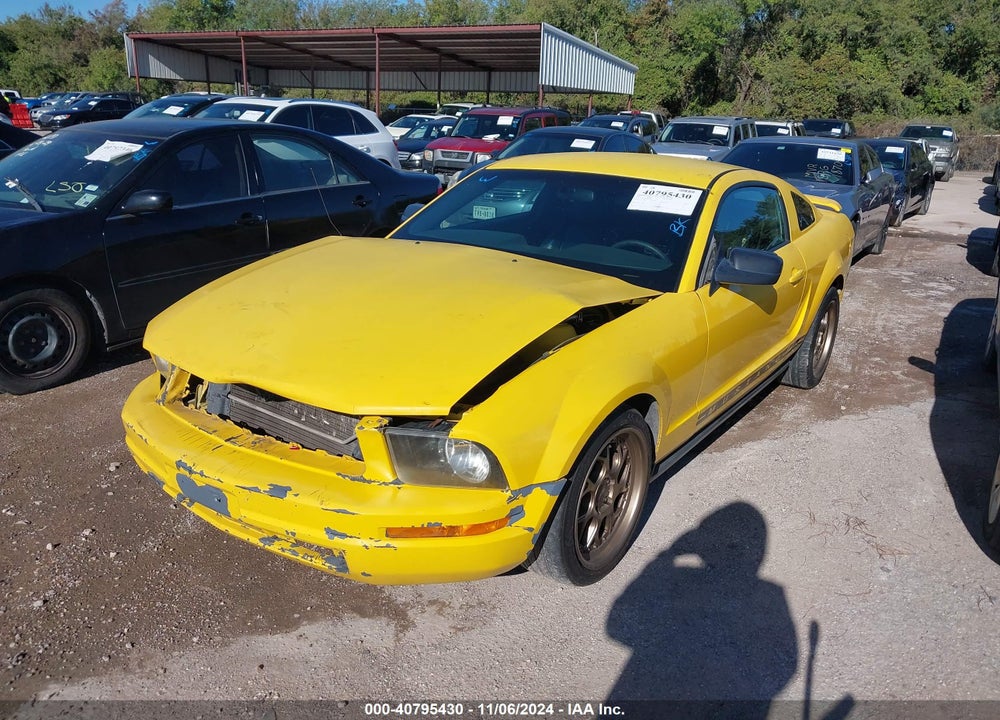 2006 FORD MUSTANG V6 VIN: 1ZVHT80N965120117