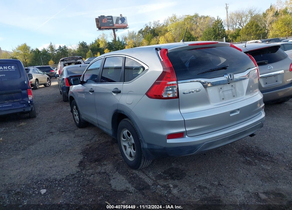 2015 HONDA CR-V LX VIN: 3CZRM3H30FG711708