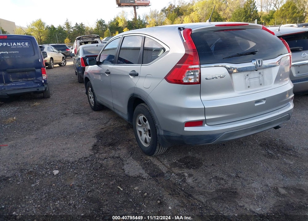 2015 HONDA CR-V LX VIN: 3CZRM3H30FG711708
