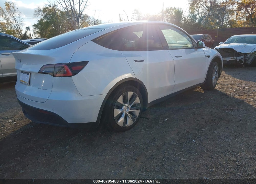 2021 TESLA MODEL Y LONG RANGE DUAL MOTOR ALL-WHEEL DRIVE VIN: 5YJYGDEE0MF109916