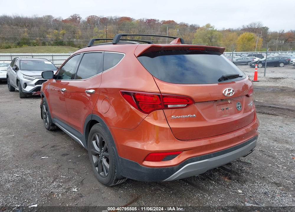 2017 HYUNDAI SANTA FE SPORT 2.0T ULTIMATE VIN: 5XYZW4LA6HG459928