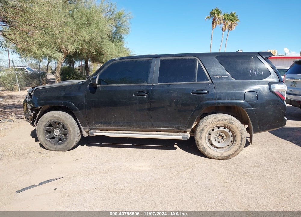 2019 TOYOTA 4RUNNER TRD PRO VIN: JTEBU5JR3K5699603