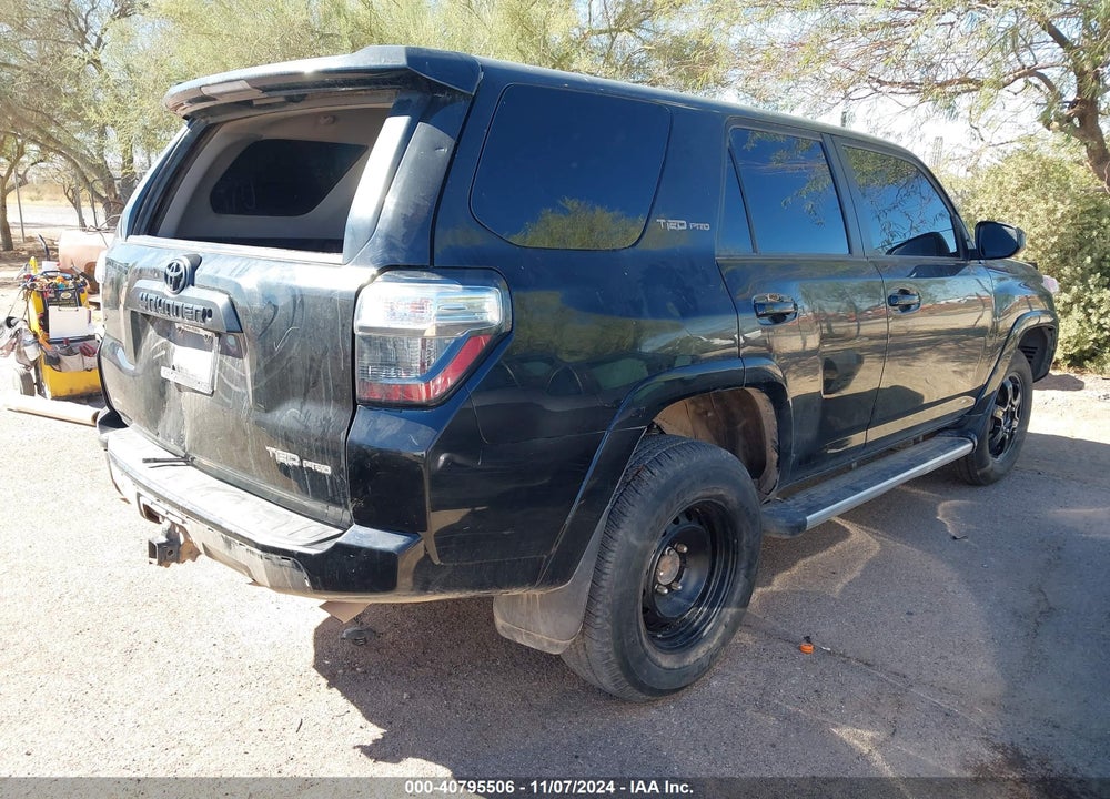 2019 TOYOTA 4RUNNER TRD PRO VIN: JTEBU5JR3K5699603