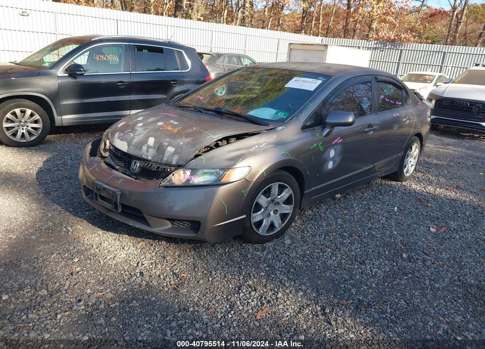 2010 HONDA CIVIC LX VIN: 2HGFA1F5XAH555228