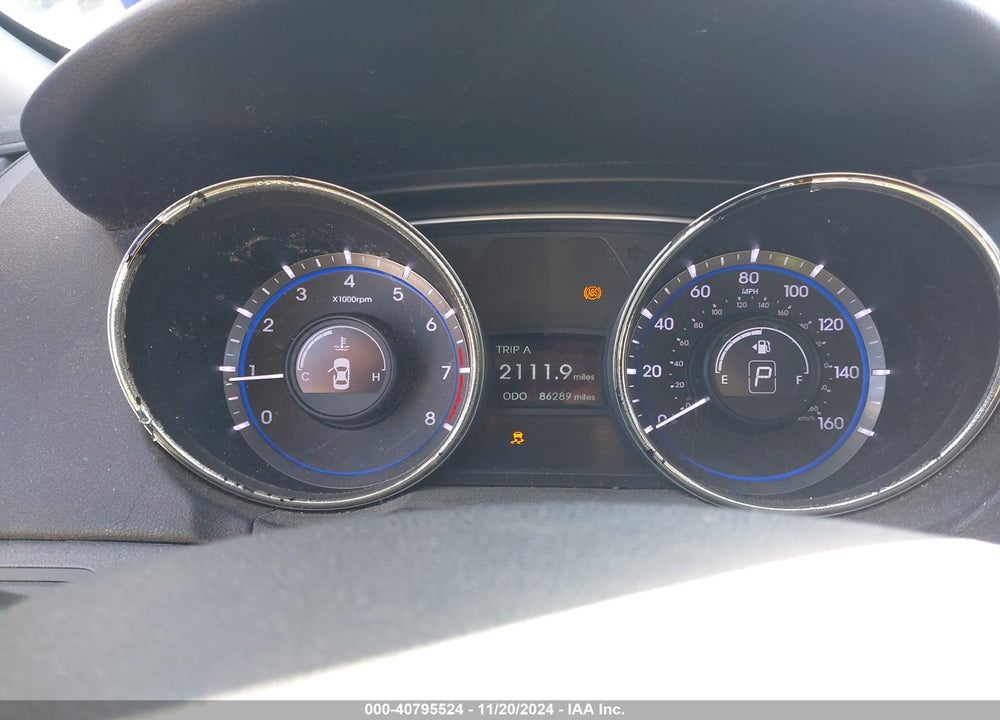 2013 HYUNDAI SONATA GLS VIN: 5NPEB4AC3DH649204