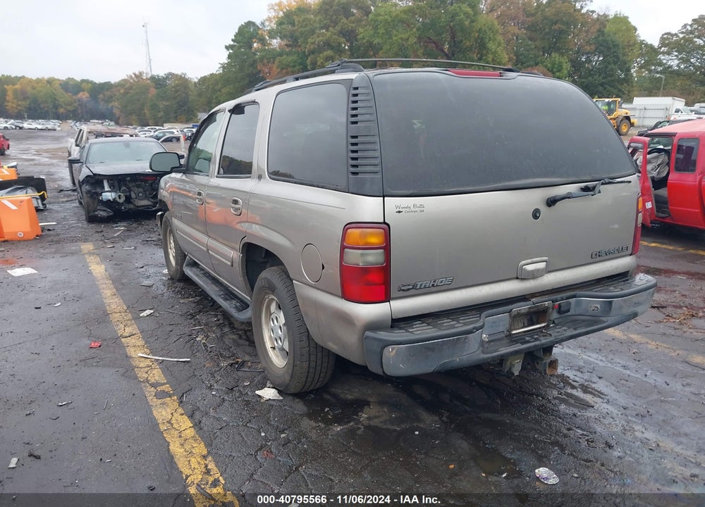 2002 CHEVROLET TAHOE LT VIN: 1GNEC13Z92R182719