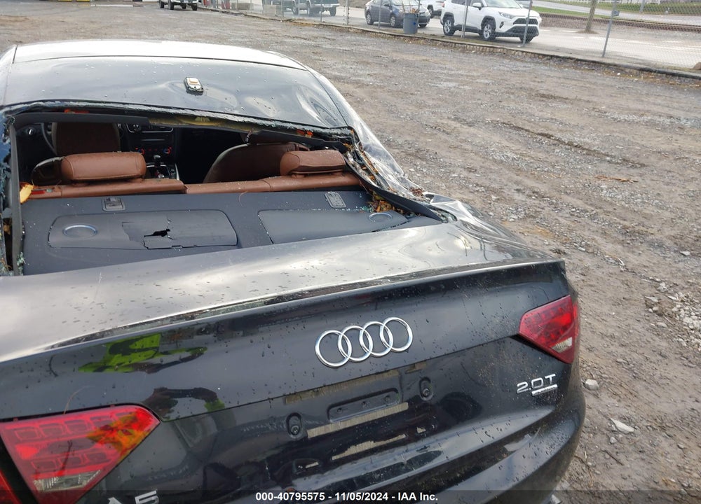 2012 AUDI A5 2.0T PREMIUM VIN: WAULFAFRXCA026270