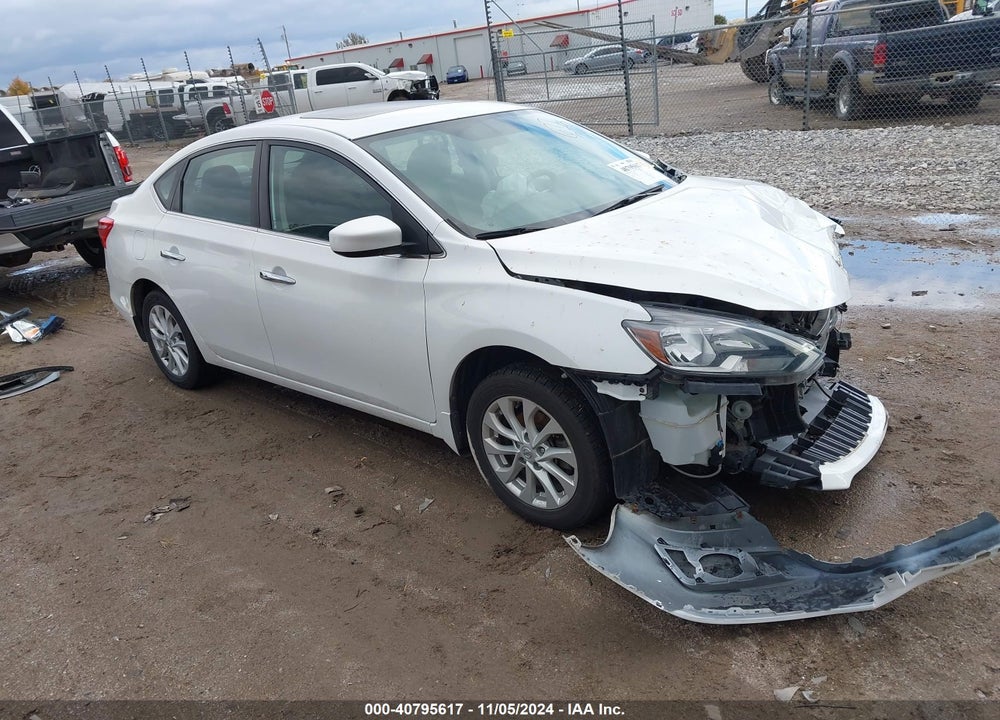 2017 NISSAN SENTRA SV VIN: 3N1AB7AP9HY266219