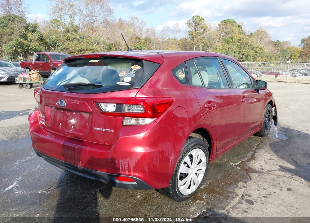 2020 SUBARU IMPREZA 5-DOOR VIN: 4S3GTAB62L3710887