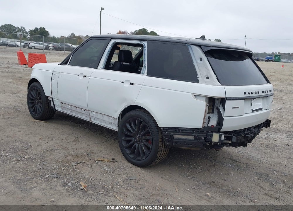 2016 LAND ROVER RANGE ROVER 5.0L V8 SUPERCHARGED VIN: SALGS2EF6GA296866