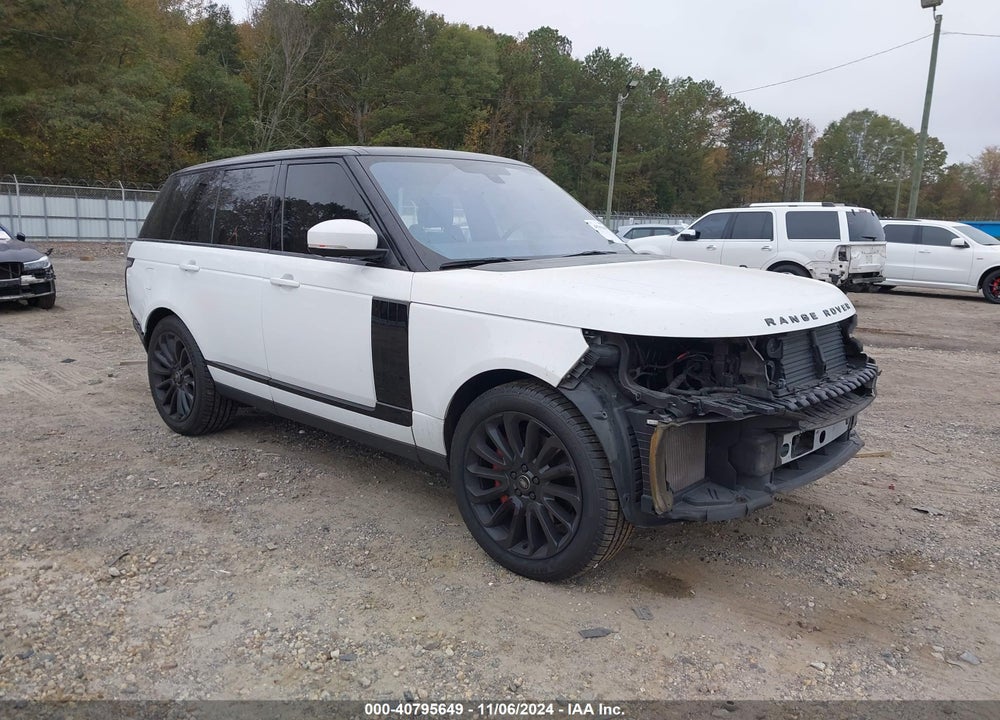 2016 LAND ROVER RANGE ROVER 5.0L V8 SUPERCHARGED VIN: SALGS2EF6GA296866