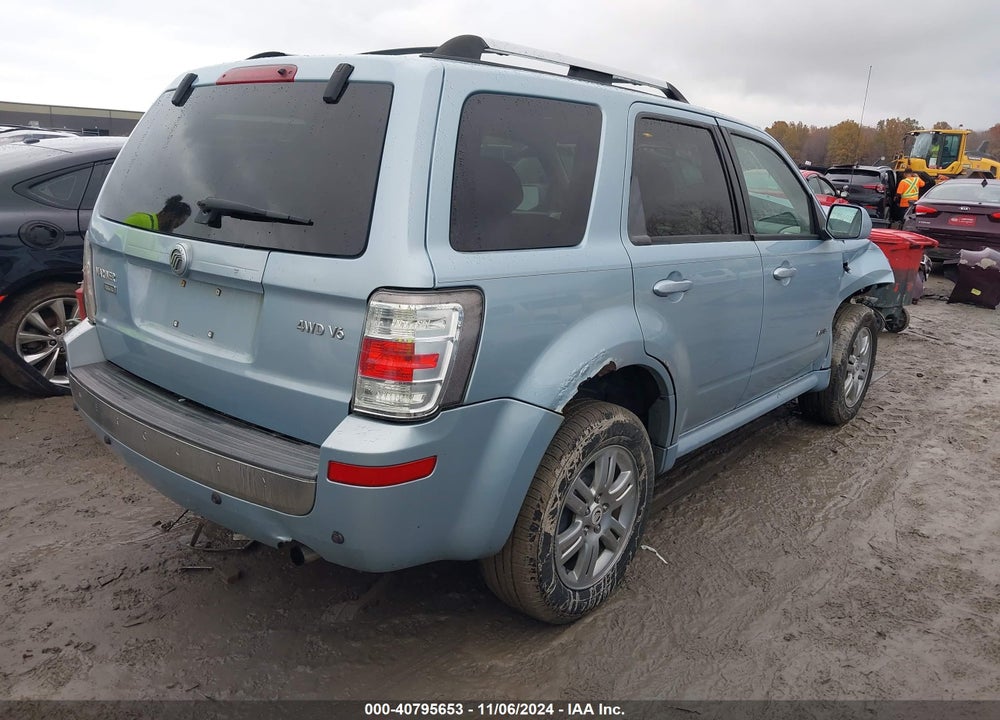 2008 MERCURY MARINER PREMIER VIN: 4M2CU97128KJ32904