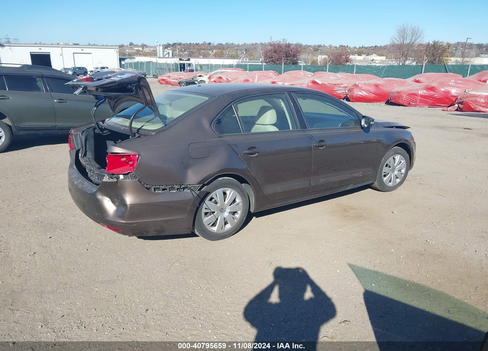 2011 VOLKSWAGEN JETTA 2.5L SE VIN: 3VWDX7AJ2BM320690